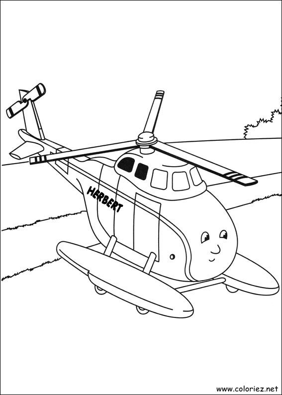 Coloriage de Thomas et ses amis à imprimer