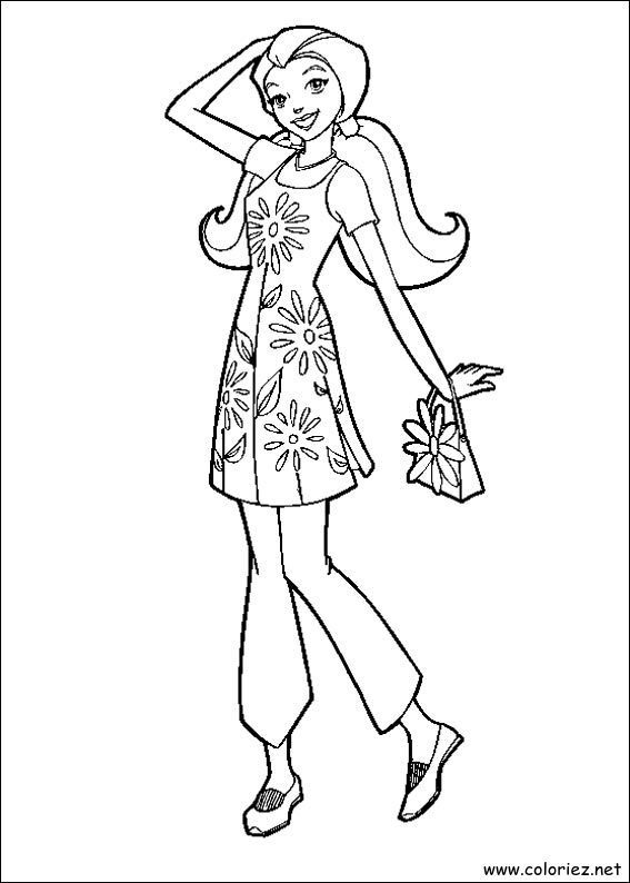 Coloriage de Totally Spies à imprimer