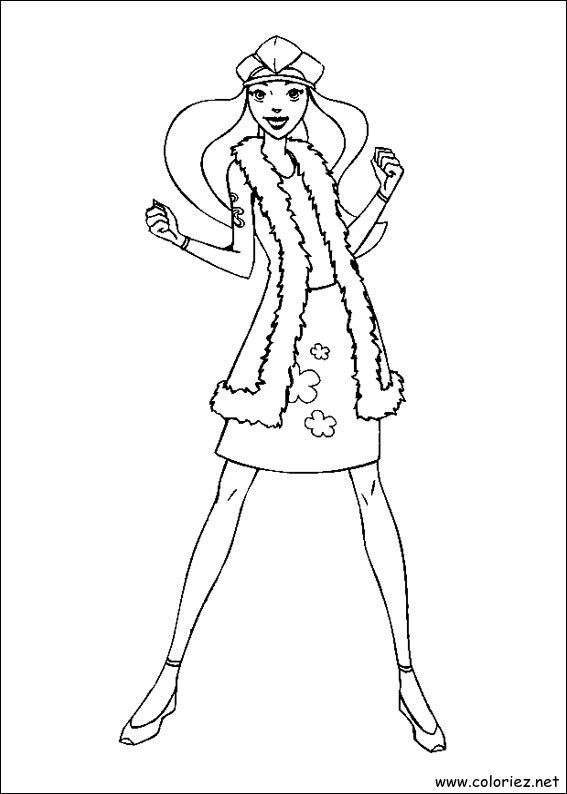 Coloriage de Totally Spies à imprimer