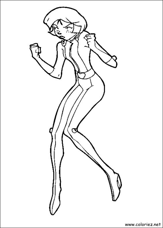 Coloriage de Totally Spies à imprimer