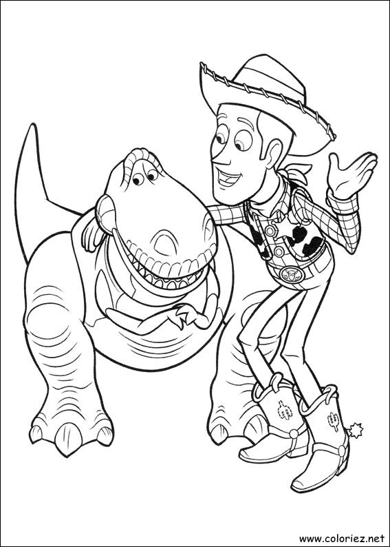 Coloriage de Toy Story 3 à imprimer
