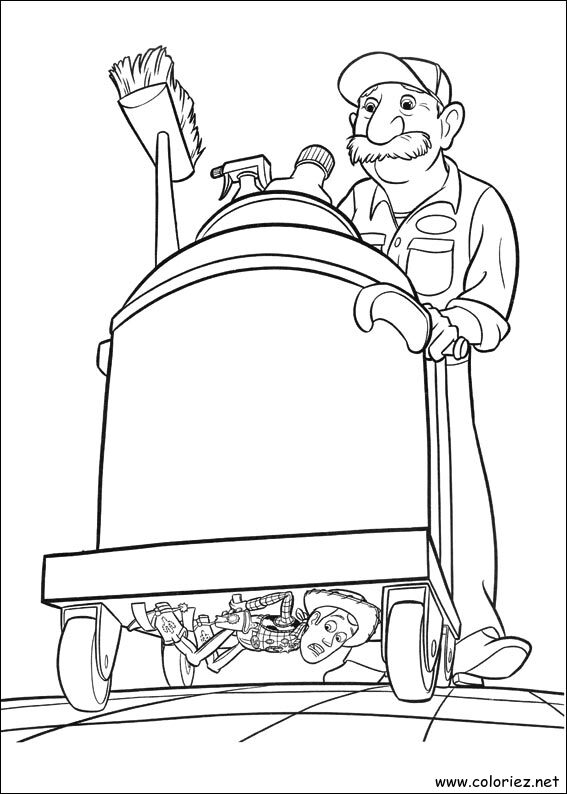 Coloriage de Toy Story 3 à imprimer