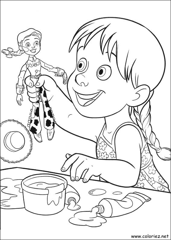 Coloriage de Toy Story 3 à imprimer