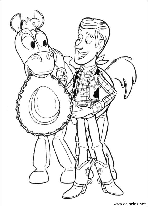 Coloriage de Toy Story 3 à imprimer