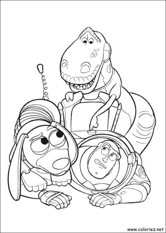 Coloriage de Toy Story 3 à imprimer