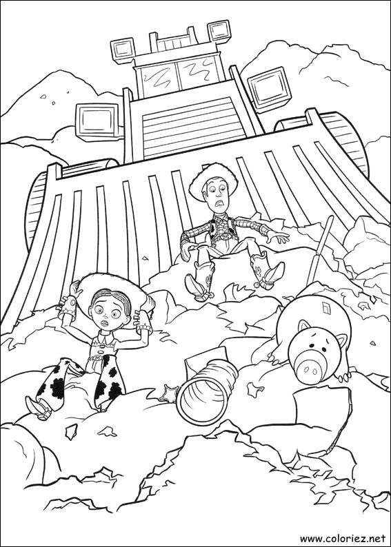 Coloriage de Toy Story 3 à imprimer