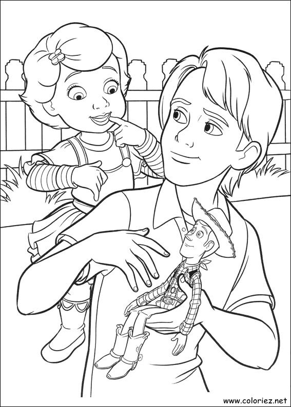 Coloriage de Toy Story 3 à imprimer