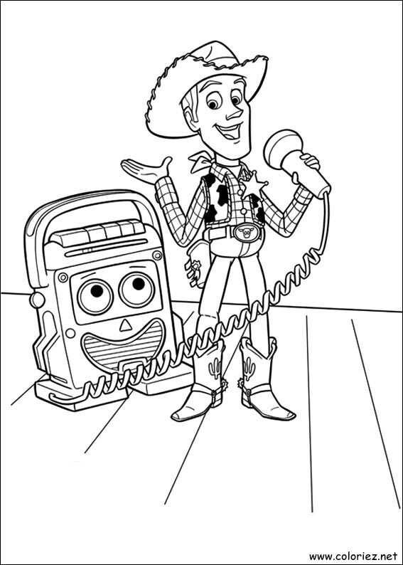 Coloriage de Toy Story 3 à imprimer