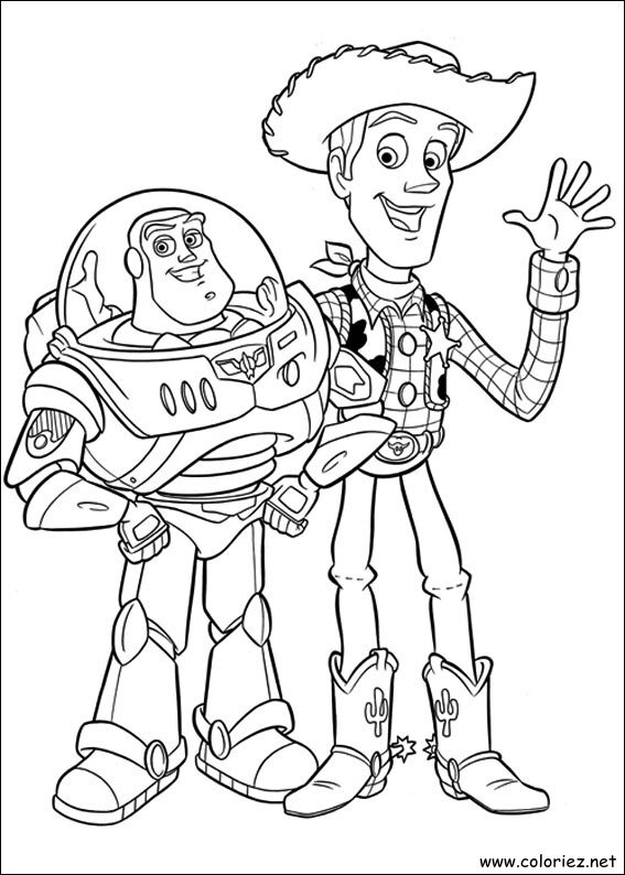 Coloriage de Toy Story 3 à imprimer