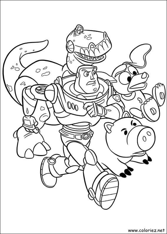 Coloriage de Toy Story 3 à imprimer