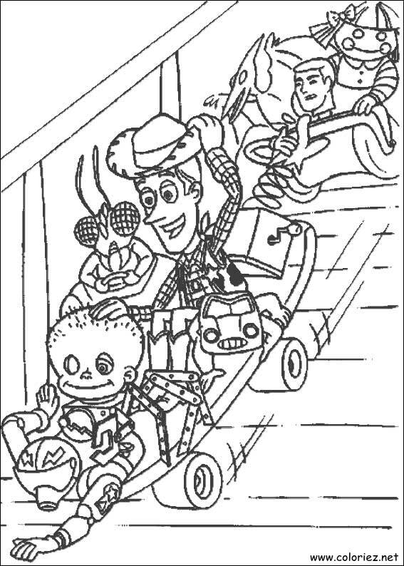 Coloriage de Toy Story à imprimer