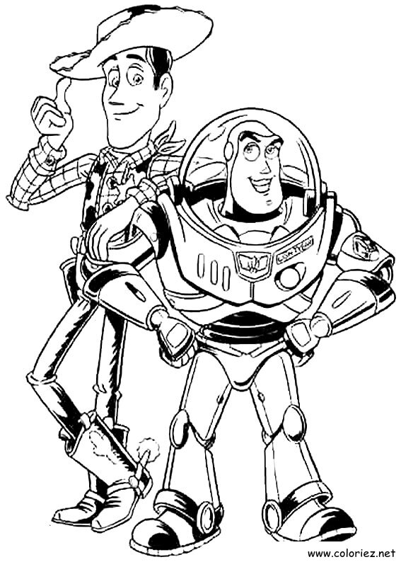Coloriage de Toy Story à imprimer