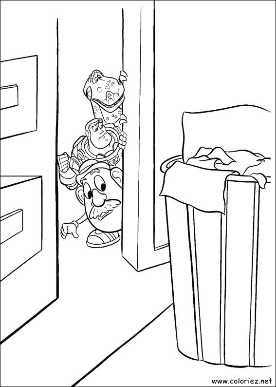 Coloriage de Toy Story à imprimer