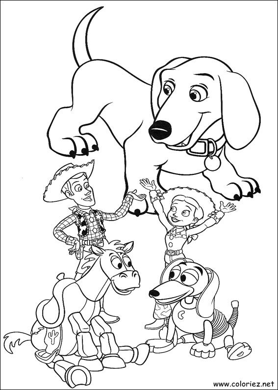 Coloriage de Toy Story à imprimer