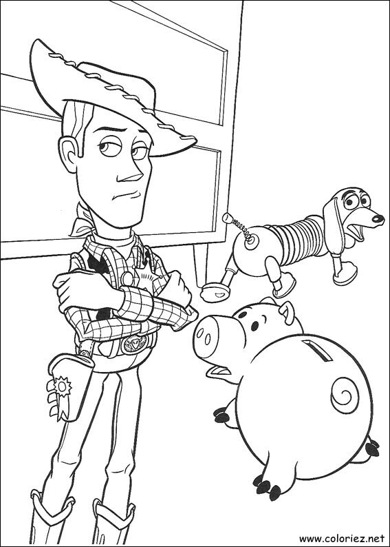 Coloriage de Toy Story à imprimer