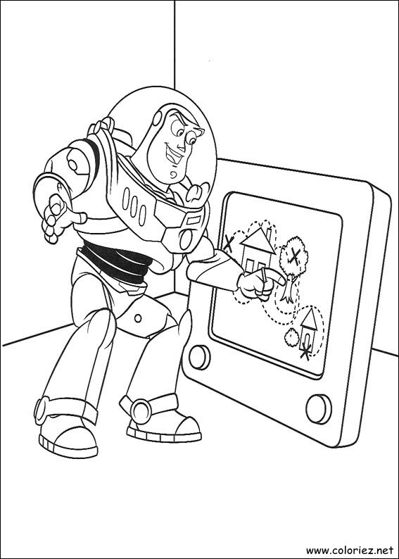 Coloriage de Toy Story à imprimer