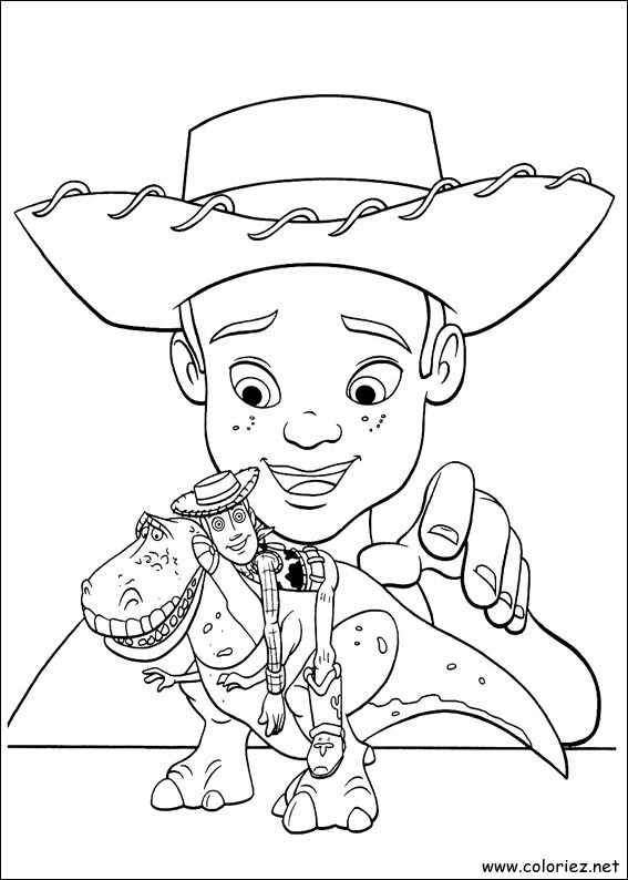 Coloriage de Toy Story à imprimer