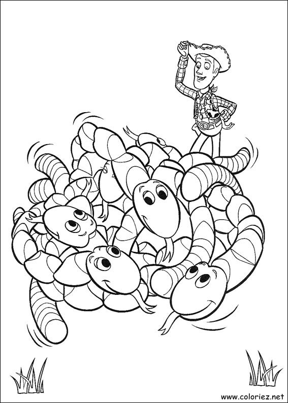 Coloriage de Toy Story à imprimer