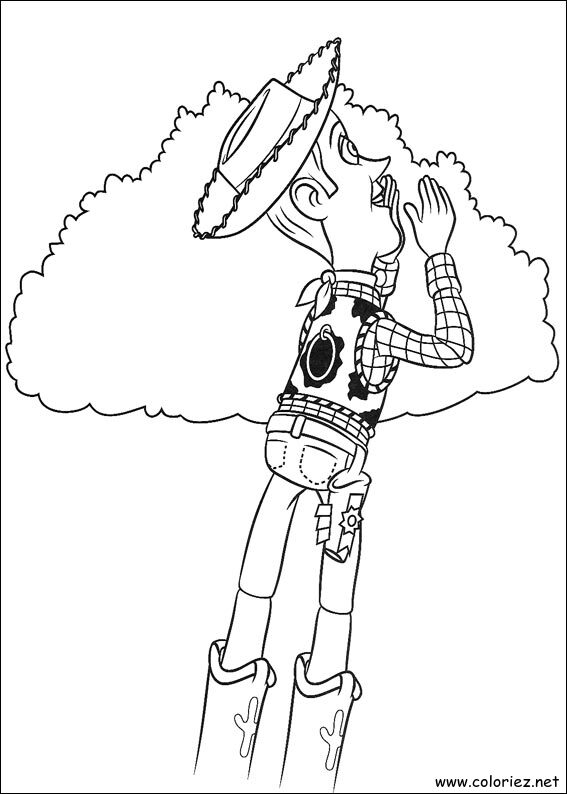 Coloriage de Toy Story à imprimer
