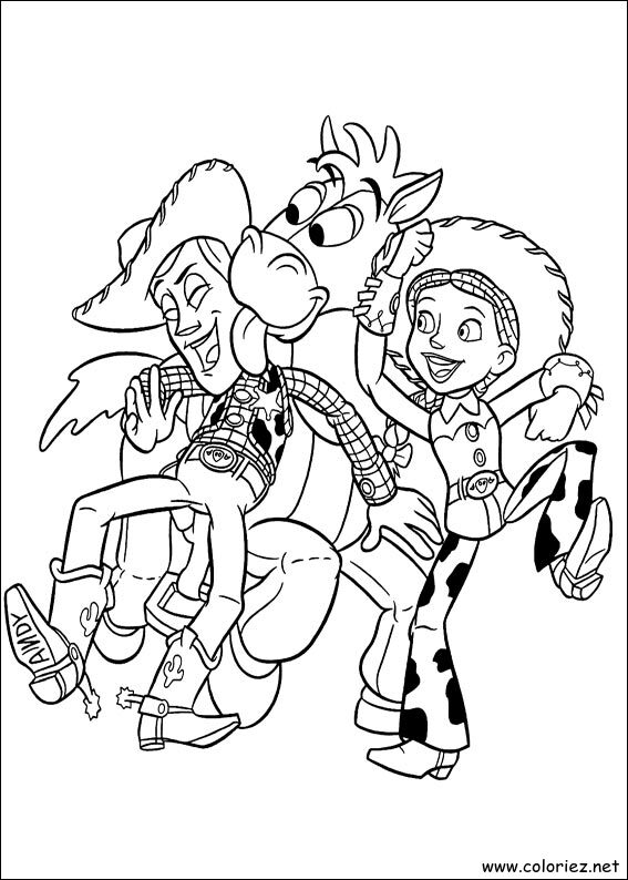 Coloriage de Toy Story à imprimer