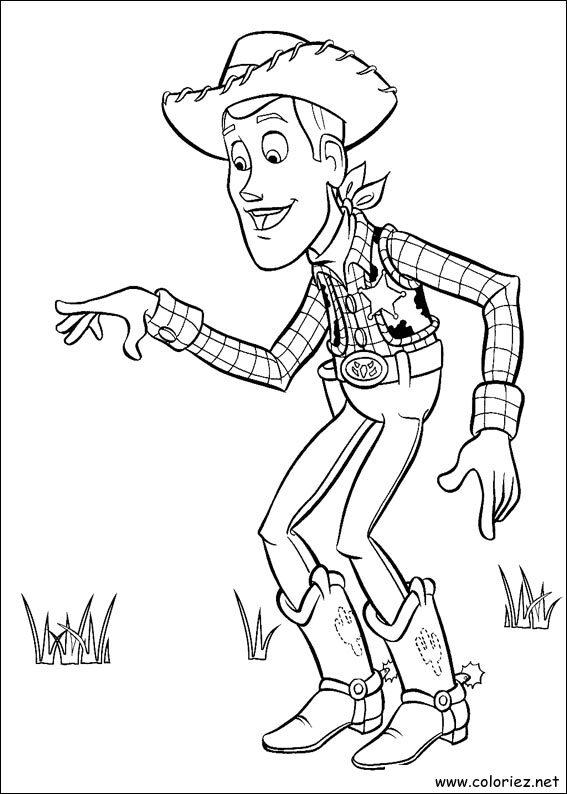 Coloriage de Toy Story à imprimer