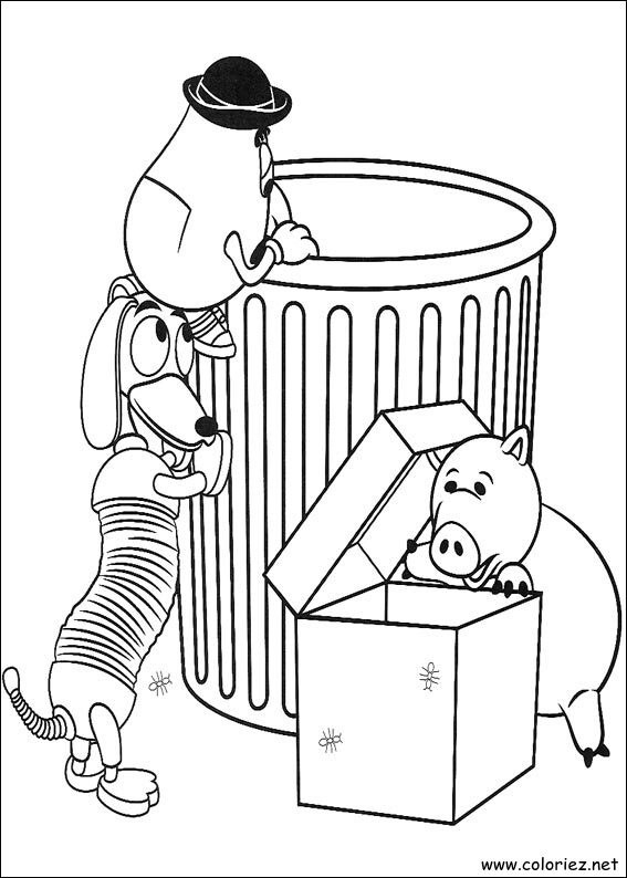 Coloriage de Toy Story à imprimer