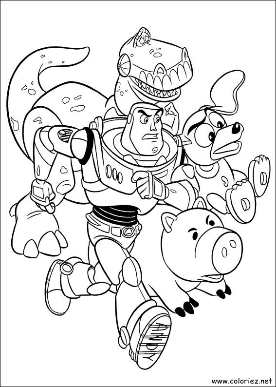 Coloriage de Toy Story à imprimer