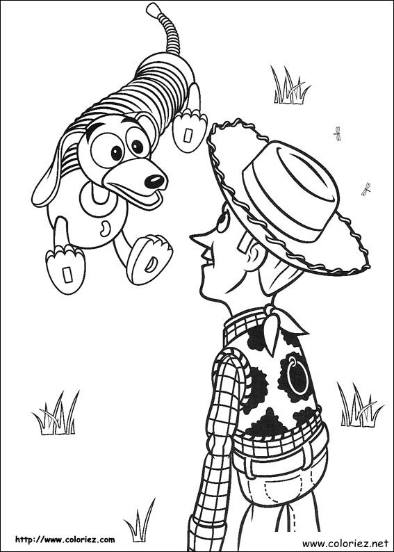 Coloriage de Toy Story à imprimer