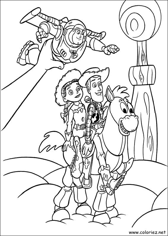 Coloriage de Toy Story à imprimer