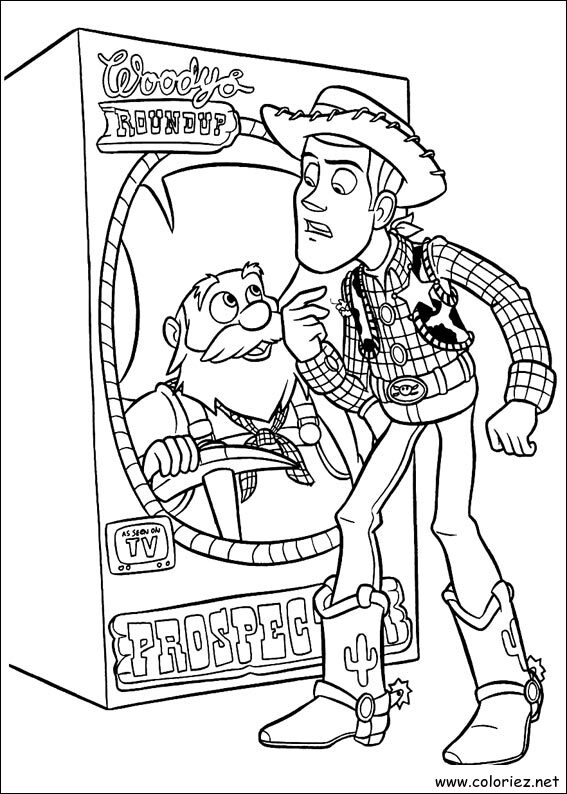 Coloriage de Toy Story à imprimer
