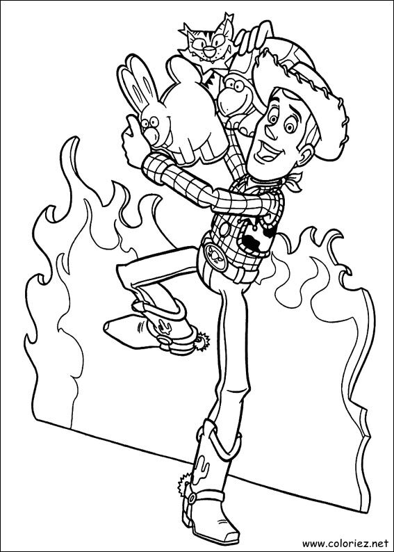 Coloriage de Toy Story à imprimer