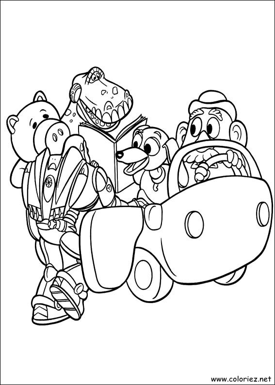 Coloriage de Toy Story à imprimer