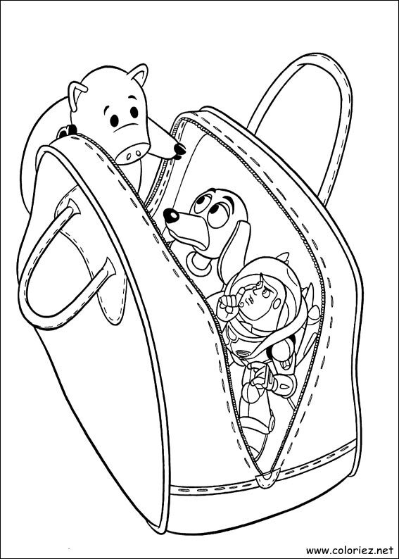 Coloriage de Toy Story à imprimer