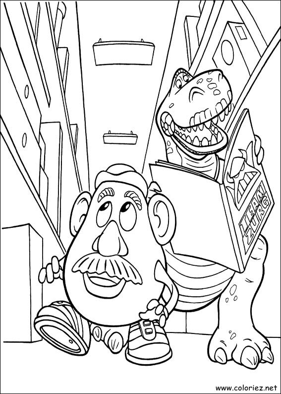 Coloriage de Toy Story à imprimer