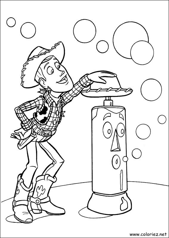 Coloriage de Toy Story à imprimer