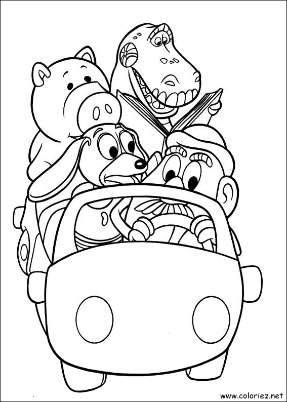 Coloriage de Toy Story à imprimer
