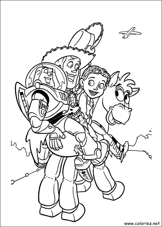 Coloriage de Toy Story à imprimer