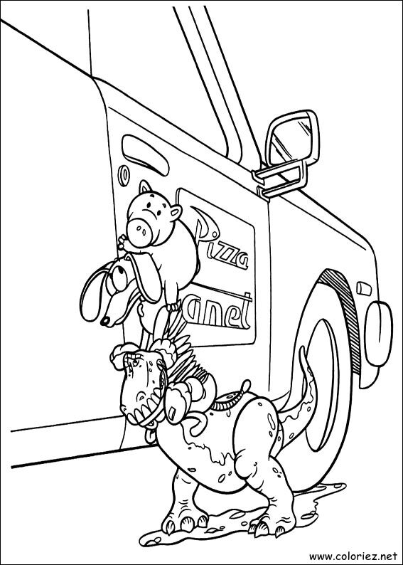 Coloriage de Toy Story à imprimer