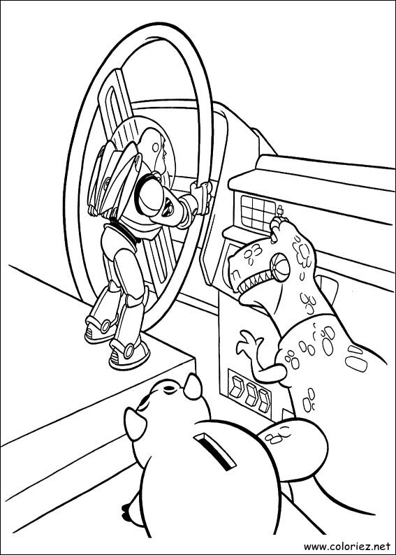 Coloriage de Toy Story à imprimer