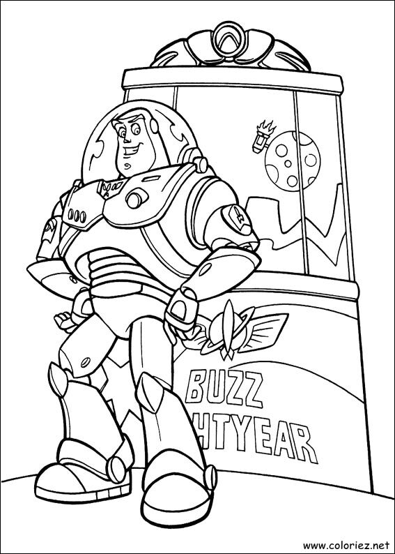Coloriage de Toy Story à imprimer