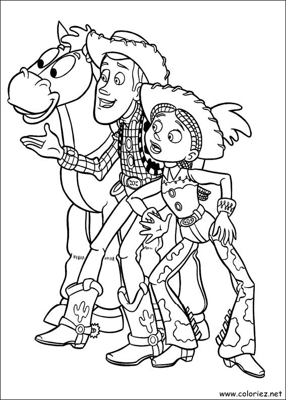 Coloriage de Toy Story à imprimer