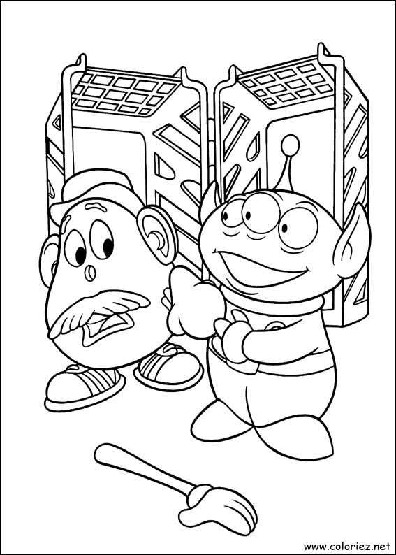 Coloriage de Toy Story à imprimer