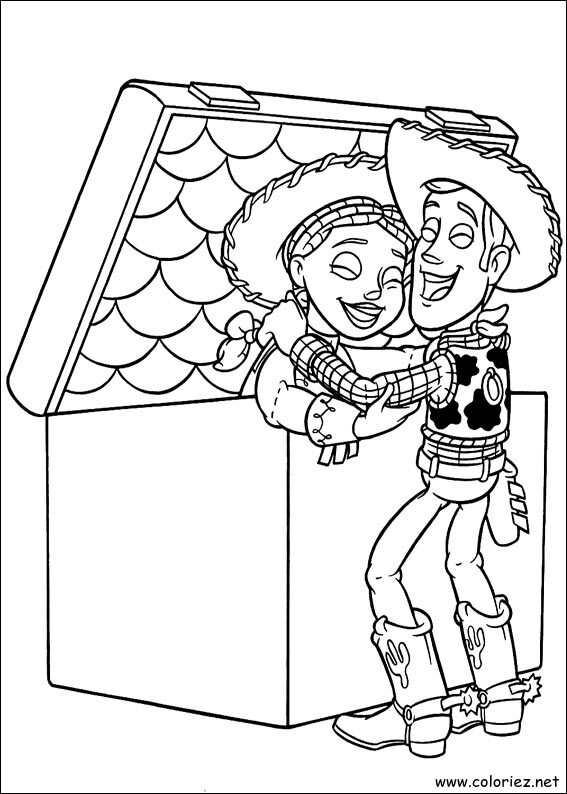 Coloriage de Toy Story à imprimer