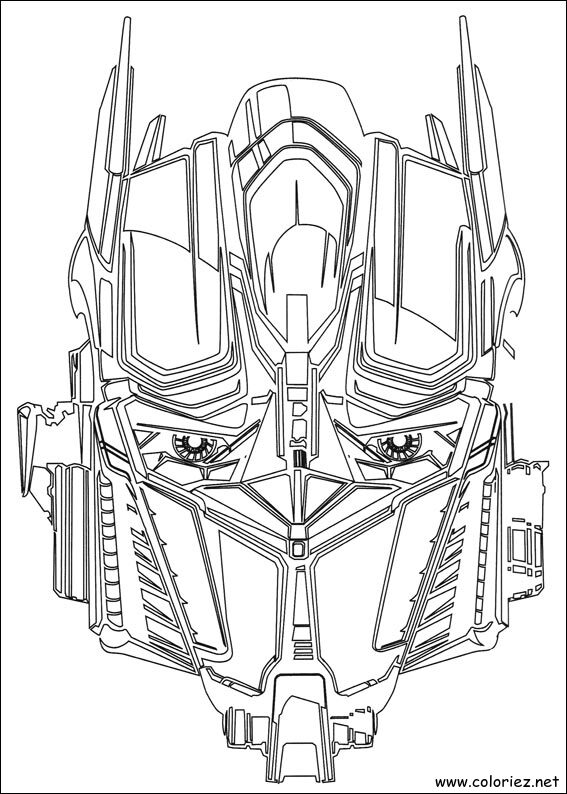 Coloriage de Transformers à imprimer