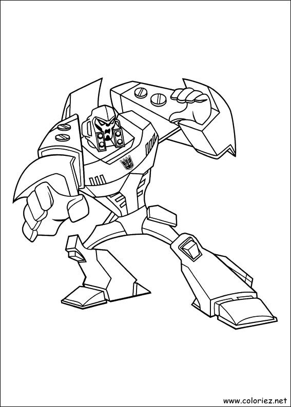 Coloriage de Transformers à imprimer