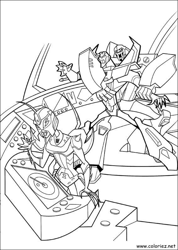 Coloriage de Transformers à imprimer