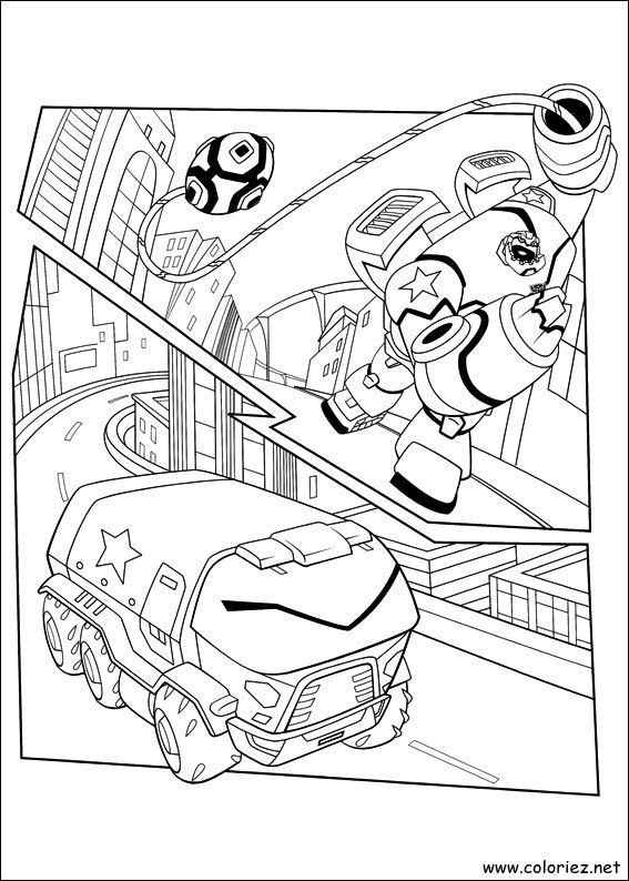 Coloriage de Transformers à imprimer