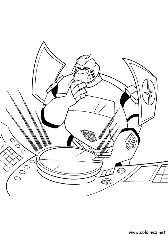 Coloriage de Transformers à imprimer