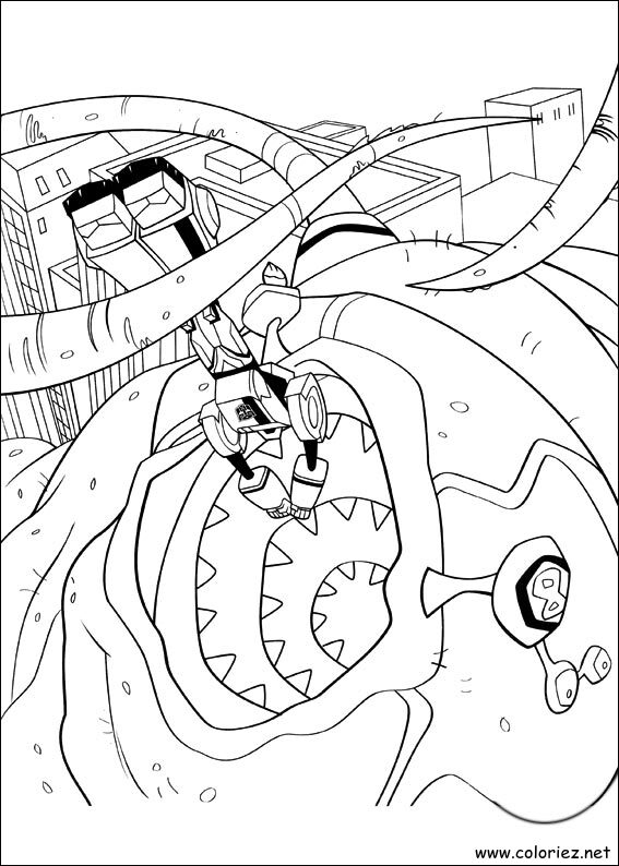 Coloriage de Transformers à imprimer