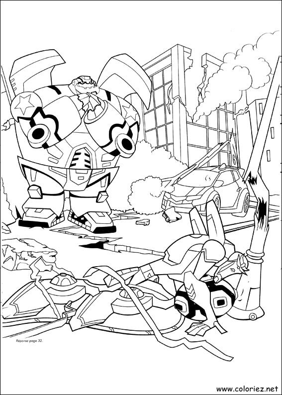 Coloriage de Transformers à imprimer